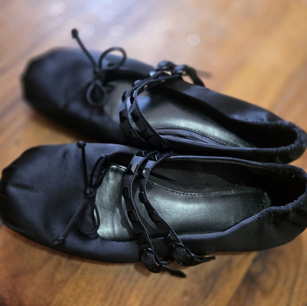 Mango Satin Ballerina Flats - Picture 4 of 7